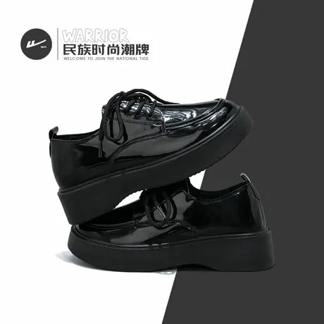 回力厚底增高小皮鞋女款2025新款夏季女鞋百搭休闲鞋学生爆款单鞋图片