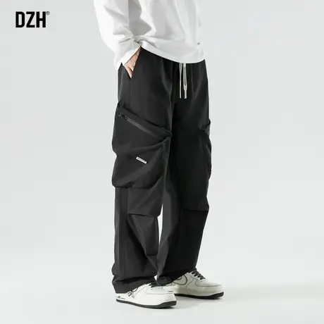 男士冲锋裤机能裤工装裤子男款伞兵裤男裤直筒裤男秋季户外登山裤商品大图