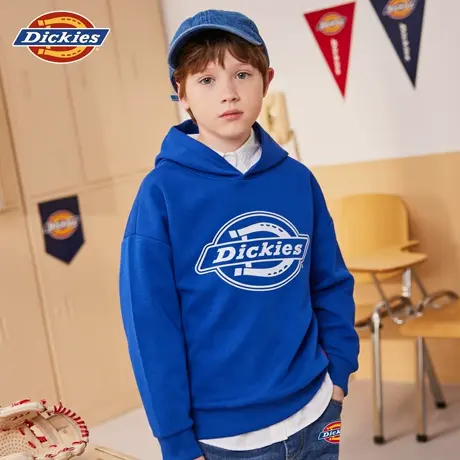 Dickies童装男童卫衣秋季儿童美式休闲连帽秋装男大童潮牌上衣春A商品大图