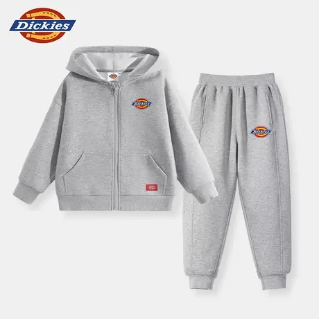 Dickies童装儿童秋季休闲套装男童连帽开衫春秋款外套女孩运动服A商品大图