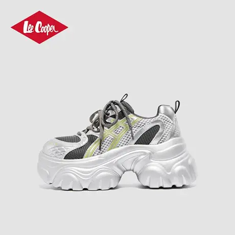 LeeCooper2025新款秋季厚底休闲鞋女小个子7cm增高防滑潮流老爹鞋商品大图