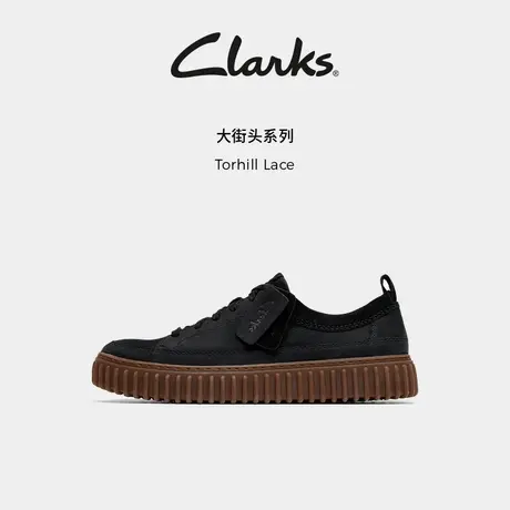 Clarks其乐Torhill Lace男鞋新款复古潮流街头饼干鞋厚底休闲鞋商品大图