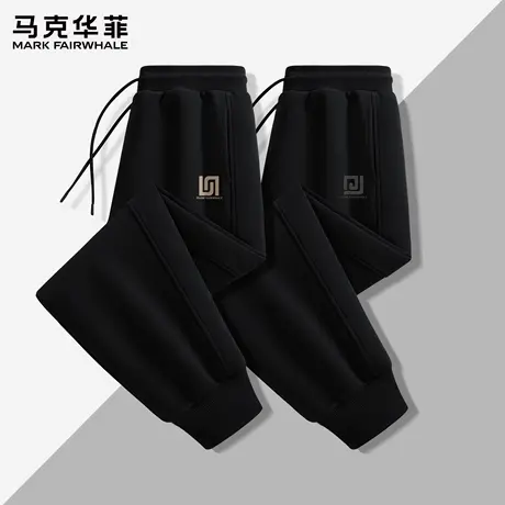 马克华菲运动裤男春秋宽松休闲男裤百搭束脚卫裤男款美式长裤子X商品大图
