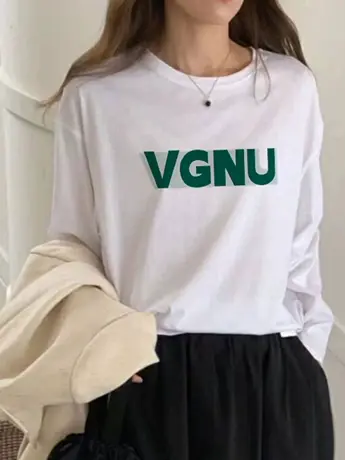 白色仿棉长袖t恤女2023新款爆款欧货春秋冬季加绒内搭打底衫上衣图片