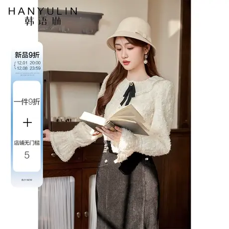 衬衫女夏季款打底衫2025年新款高级感气质短款内搭设计感小众上衣商品大图