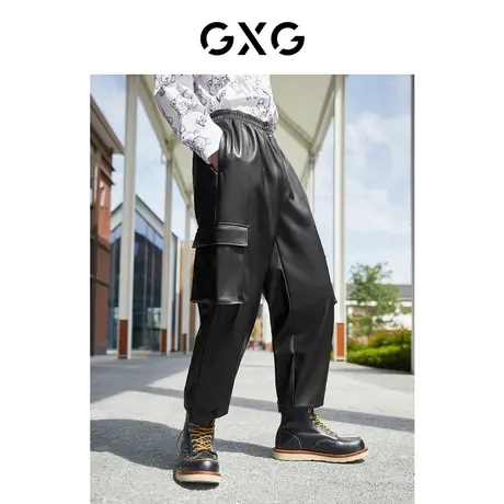 GXG奥莱 秋季新品男时尚百搭新品休闲裤#10C10G图片