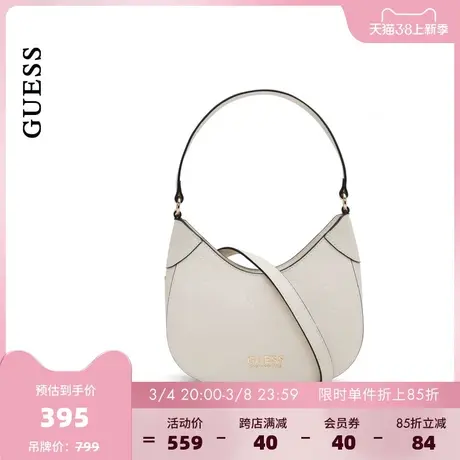 【38上新季】GUESS新款春女士简约饺子包小众半月包单肩斜挎包商品大图