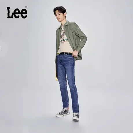 Lee23商场同款705中腰锥形男深蓝凉凉裤牛仔裤LMB1007053SP-2948商品大图