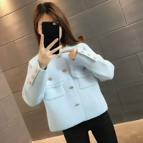 毛衣2023年新款女装秋冬季秋款秋装女士针织开衫宽松百搭外穿爆款图片