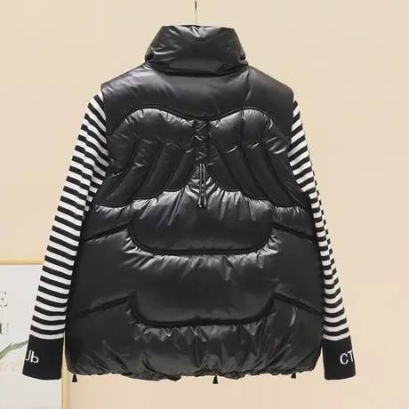 2023秋冬新款羽绒棉马甲女学生韩版立领宽松坎肩外穿背心马夹外套商品大图