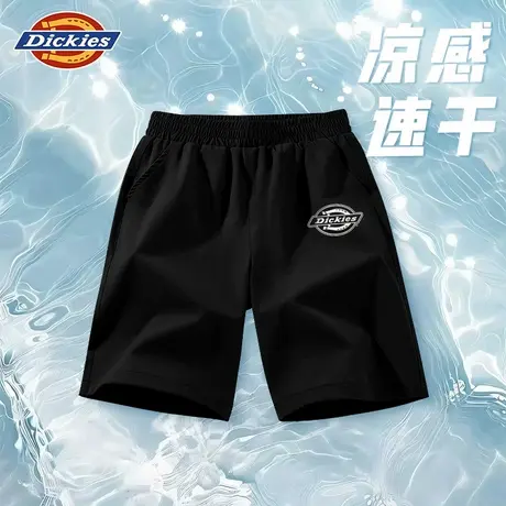 Dickies童装男童裤子男孩凉感速干短裤儿童夏款轻薄运动五分裤夏A图片