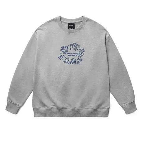 青少年秋冬韩系圆领卫衣情侣装爆款ins风奶呼呼兔子印花纯棉秋装商品大图