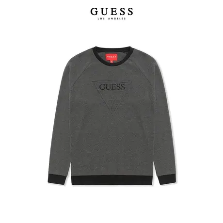 GUESS 男士休闲时尚通勤圆领套头针织毛衣-X2BP17KAE00商品大图