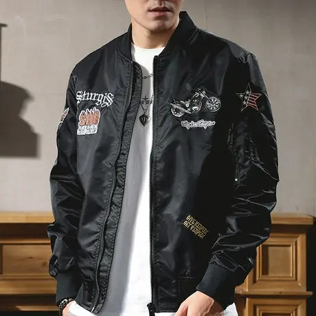 外套男士2022新款冬季新款工装夹克ins潮牌帅气百搭上衣夹克外套图片