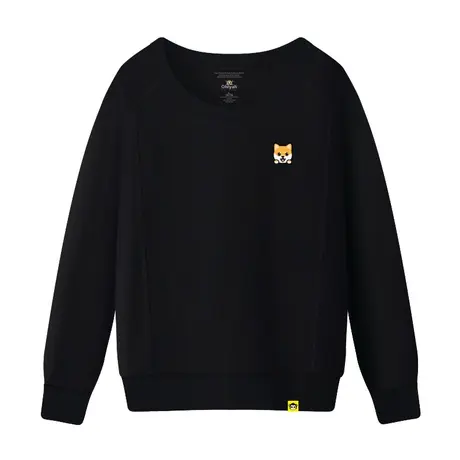 Ohlyah品牌2022秋装韩版小卫衣薄款外套纯棉衫男女大码简约工作服商品大图