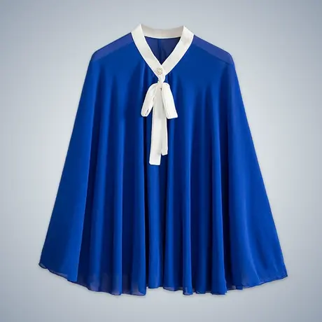 配吊带裙子气质斗篷女开衫夏季薄款外搭披肩2022新款防晒上衣外套商品大图