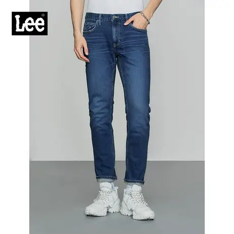 Lee商场同款22春夏新品709修身低腰深蓝男牛仔裤LMB100709100-478图片
