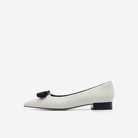 Nine West/玖熙2023年春夏新款单鞋女尖头浅口小礼节低跟女鞋通勤图片