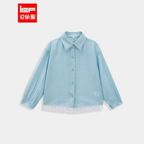 MINIIEF【爱依服童装】2025春季新款韩版时尚洋气女童衬衫上衣图片