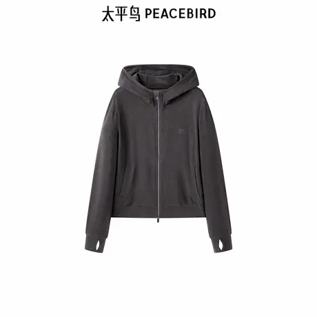太平鸟年冬季新款基础款针织开衫A3CRE4371图片