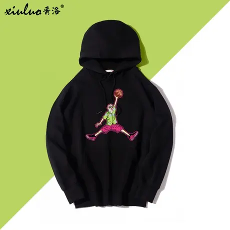 秀洛七龙珠联名衣服龟仙人篮球运动帽衫飞人卫衣男女连帽衣服潮图片