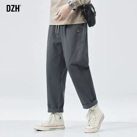 男生潮牌裤子男款休闲长裤束脚裤2024年春季新款男裤青少年工装裤图片