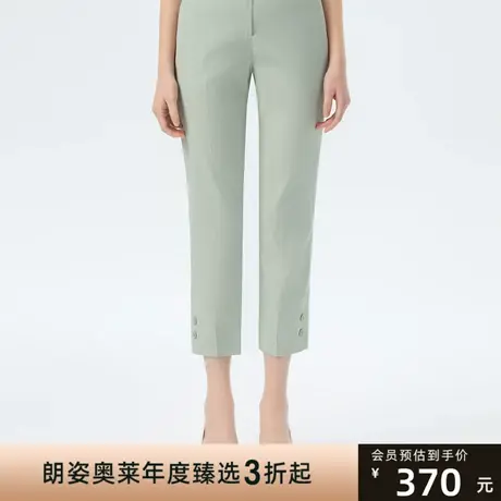 LANCY/悦朗姿女装夏新款小个西装裤子女高街薄款高腰商场同款商品大图
