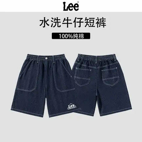 Lee童装男童短裤2025新款夏季男孩美式牛仔裤潮流儿童裤子夏薄款图片