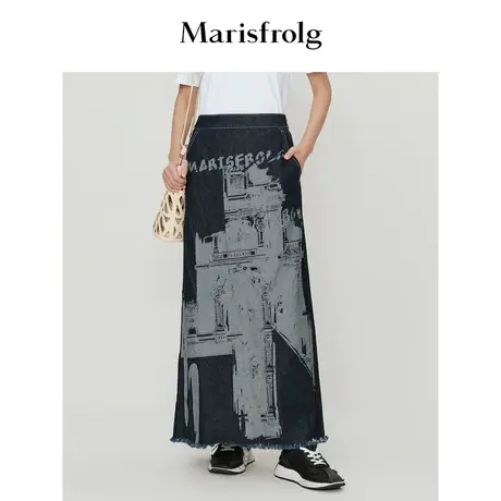 【奥莱清仓保暖季特价 】玛丝菲尔半身裙商品大图