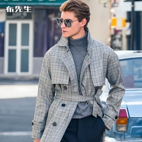 MrBu布先生纯色高领羊毛衫男 轻奢轻柔内搭T恤BF11096断码商品大图