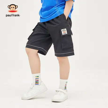 大嘴猴童装男童短裤2023年夏季新品中大童外穿儿童薄款五分裤子商品大图