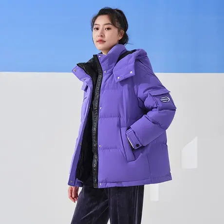 坦博尔短款羽绒服女冬2022年新款韩版学院风时尚潮流外套TD336520图片