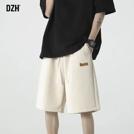 男士五分运动裤男直筒潮流薄夏季男生宽松裤子2023新款外穿大裤衩商品大图