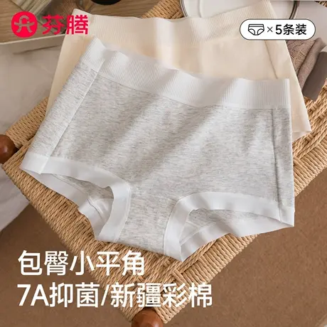芬腾平角女士内裤纯棉7a级抗菌无痕薄款低腰运动2025新款小四角裤商品大图