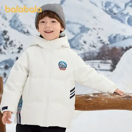 【奥特曼IP】巴拉巴拉男童羽绒服2025冬装新款外套连帽潮商品大图