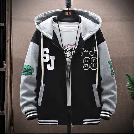13青少年夹克外套男14岁初高中学生棒球服15帅气上衣16大童春装潮商品大图