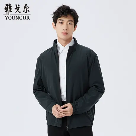 雅戈尔奥莱 商场同款男士单夹克秋冬新款官方商务休闲夹克外套男商品大图