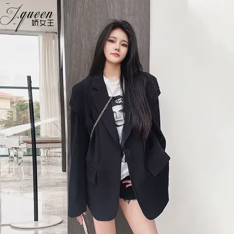 西装外套2024年春季新款气质高级感休闲宽松小众设计感时尚小西服商品大图