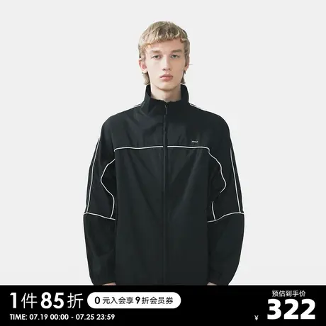 YATLAS亚锐男装夏季商场同款立领撞色夹克男休闲潮流外套商品大图