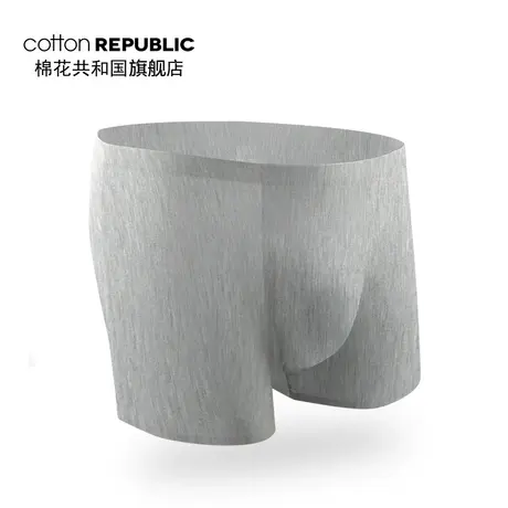 Cotton Republic/棉花共和国男士平角吸湿无痕内裤四角裤图片