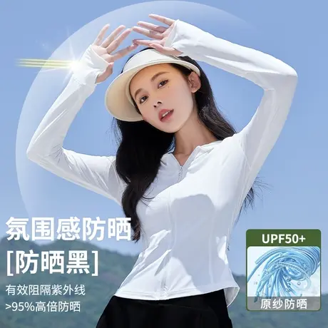 真维斯Z+女装 修身防晒衣防晒服防紫外线外套夏季透气薄款上衣X商品大图