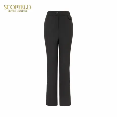 Scofield女装修身直筒西装裤优雅通勤职业西裤时尚长裤子春秋图片