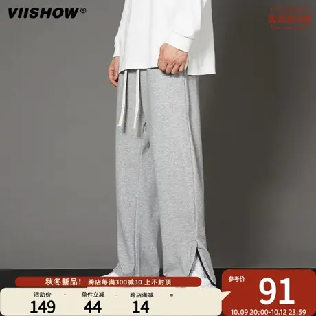 VIISHOW休闲裤子男春秋季美式宽松卫裤潮牌裤子青少年潮流ins长裤商品大图