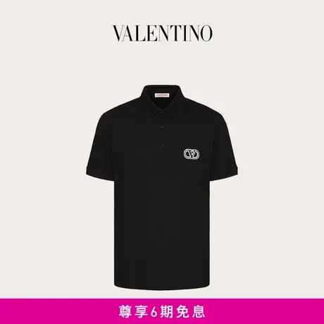 【24期免息】华伦天奴VALENTINO男士 VLOGO SIGNATURE 棉质POLO衫商品大图