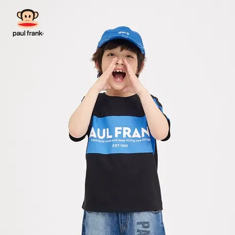 大嘴猴男女童装短袖t恤2023年夏季新品半袖中大儿童纯棉上衣体恤商品大图