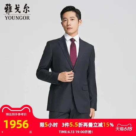 【商场同款】雅戈尔男士西服春季新款官方商务休闲羊毛西装外套男图片