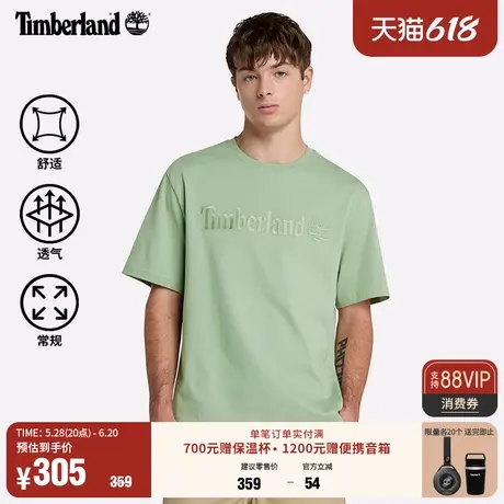 Timberland添柏岚官方男装短袖T恤春新款户外休闲透气A6AH3图片
