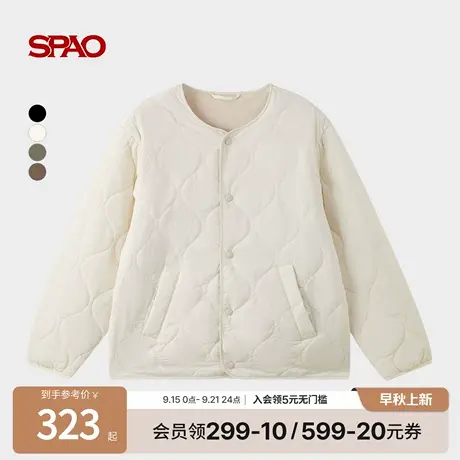 SPAO韩国同款2025年冬季男女同款新品简约休闲基础易搭外套商品大图