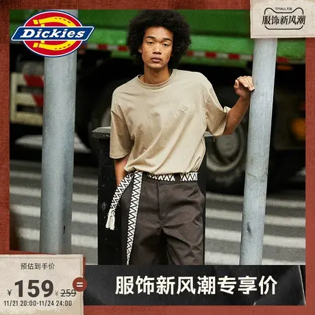 Dickies 春夏 工装 马卡龙配色 休闲短袖T恤男女宽松内搭图片