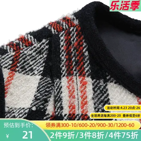 【断码S】秋水伊人新春条纹百褶裙甜美无袖桔梗初恋裙森系F1064图片
